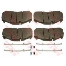 Дисковые тормозные колодки, комплект MAN 81508206015